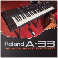 Roland A-33 midi keyboard controller w/sustain pedal - $250