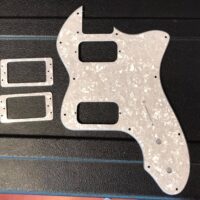 ‘72 Tele Thinline style pickguard for uncovered humbuckers. Comes with pickup rings for covered pickups. - $25