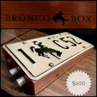 Bronco Box stomp box bass kick drum - $100