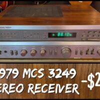 c.1979 MCS 3249 digital stereo receiver - $250