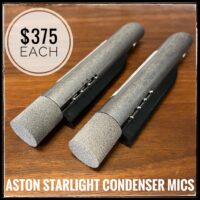 Aston Starlight condenser mics w/box $375 each
