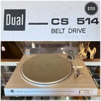 Dual CS 514 turntable - $150