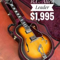 2007 R.C. Allen Leader guitar - $1,995