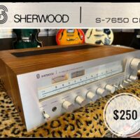 c.1979 Sherwood S-7650 CP stereo receiver - $250