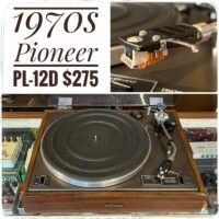 1970s Pioneer PL-12D turntable - $275