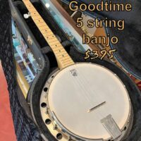 Deering Goodtime 5 string banjo w/hsc - $395