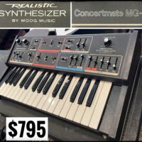 c.1981 Moog (Realistic) Concertmate MG-1 analog synth - $795 Previous owner installed 1/4” outputs