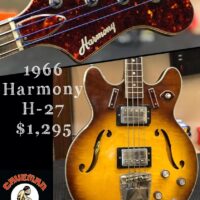 1966 Harmony H-27 - $1,295