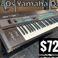 1980s Yamaha DX7 synth - $725