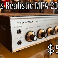 1970s Realistic MPA-20 amp - $50