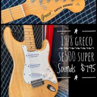 1978 Greco SE 500 Super Sounds - $795