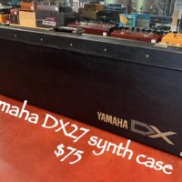 Yamaha DX27 synth case - $75 Also fits a DX21