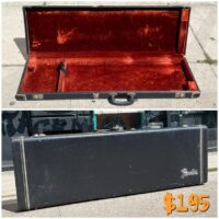 Late 1970s-early 1980s Fender Mustang case - $195 Will also fit Musicmaster, Bullet & Lead models