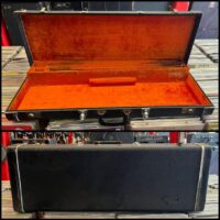 1960s Fender steel guitar case 34.5x9.5x4.5 not including leg storage area - $195