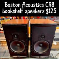 Boston Acoustics CR8 bookshelf speakers - $125