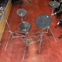 1970s Slingerland cymbal stands w/practice pads - $50 each