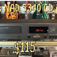 1980s NAD 5340 cd player - $115