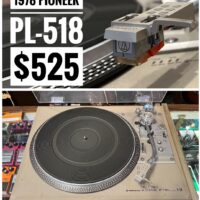 1978 Pioneer PL-518 turntable - $525