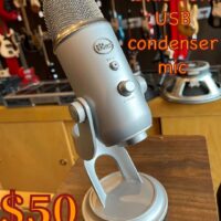 Blue Yeti USB condenser mic - $50