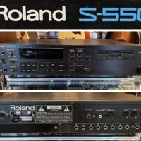 Roland S-550 digital sampler - $350