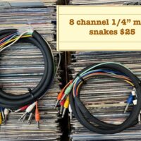 8 channel 1/4” mono snakes - $25 each