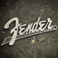 Used Fender amp logo (two hole version) - $15