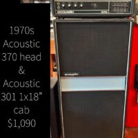 1970s Acoustic 370 head & Acoustic 301 1x18” cab - $1,090