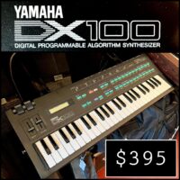 c.1985 Yamaha DX100 synth - $395