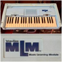 1970s Wurlitzer MLM keyboard w/lid - $195