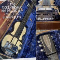 c.1950 Rickenbacker BD6 Deluxe with 2nd string bender w/ohsc - $1,195