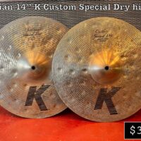 Zildjian 14” K Custom Special Dry hi hats - $350 for the pair