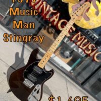 1977 Music Man Stingray w/gig bag - $1,495