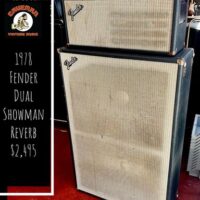 1978 Fender Dual Showman Reverb (original JBL speakers) w/footswitch - $2,495