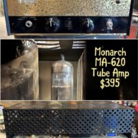 Vintage Monarch MA-620 tube amp converted for guitar use - $395