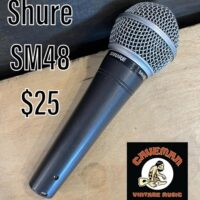 Shure SM48 - $25 Call 323-505-7777 to purchase.