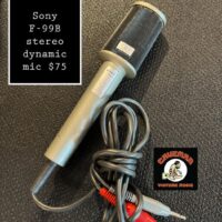 Sony F-99B stereo dynamic mic - $75