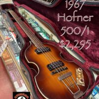 1967 Hofner 500/1 w/ohsc - $2,295