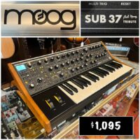 Moog Sub 37 Tribute Edition synth w/cover & manual - $1,095