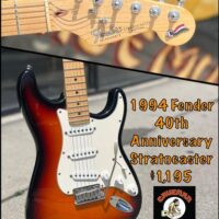 1994 Fender Stratocaster 40th Anniversary Made in USA w/ohsc - $1,195