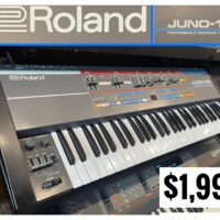 1984-‘85 Roland Juno-106 synth - $1,995