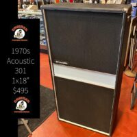 1970s Acoustic 301 1x18” bass cab - $495