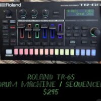 Roland TR-6S drum machine / sequencer w/box - $295