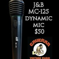 J&B MC-125 dynamic mic $50