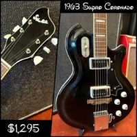 1963 Supro Coronado w/gig bag - $1,295