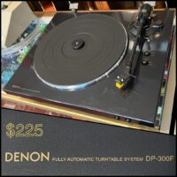 Denon DP-300F turntable - $225