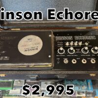 Binson Echorec by Marcello Patruno w/220v step up transformer & footswitch - $2,995