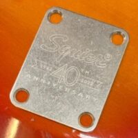 Squier neck plate 40th anniversary - $5