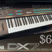 1980s Yamaha DX7 synth - $695