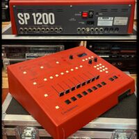c. Late 1980s E-MU SP-1200 sampler w/manual, disks & flight case - $4,995 Serviced and customized by Forat