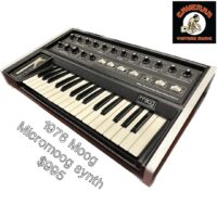 1976 Moog Micromoog monophonic analog synth - $995